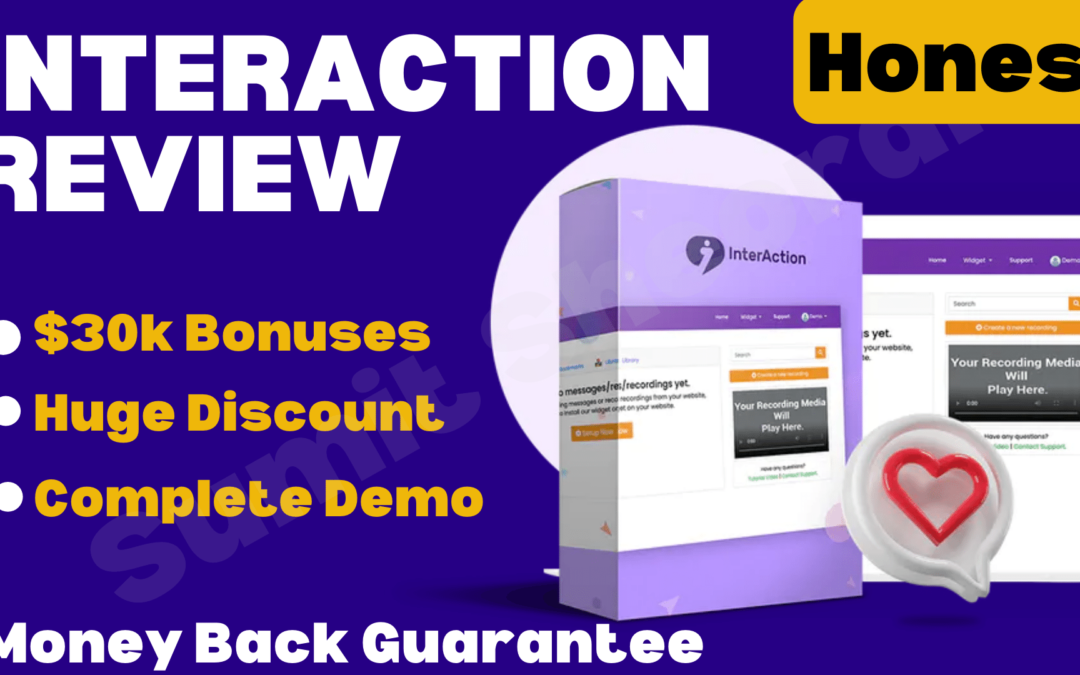 InterAction Review 2021- All OTO, Features, and +$34685 Bonuses with Coupon Code